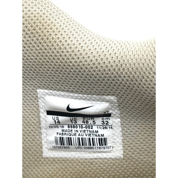 Nike Men’s Gray Air Max 90 Ultra 2.0 BR Lace Up Sneakers 898010-002 Size 14 - Picture 11 of 12